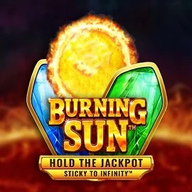 Burning Sun slot logo by Wazdan at Safe Casino