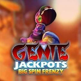 Official Jackpots logo: Genie Jackpots: Big Spin Frenzy by Blueprint Gaming at Safe Casino
