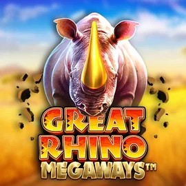 Great Rhino Megaways logo by Pragmatic Play Safe Casino
