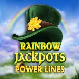 Rainbow Jackpots Power Lines logo – Jackpots by Red Tiger Gaming at Safe Casino