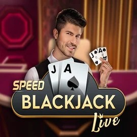Speed Blackjack online game logo by Pragmatic Play on safecasinogr.gr