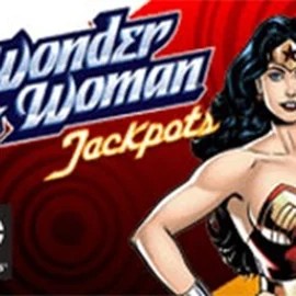Wonder Woman Jackpots online game logo by Amaya on safecasinogr.gr